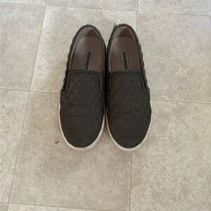 Steve Madden Black Loafers Slip-On Shoes